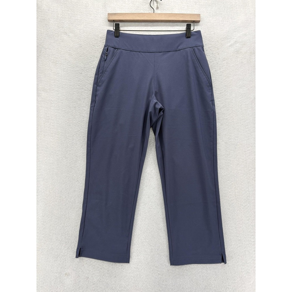 Columbia All Seasons Capri Pants Womens Small Blue Omni-SHADE Omni-SHIELD UPF 50